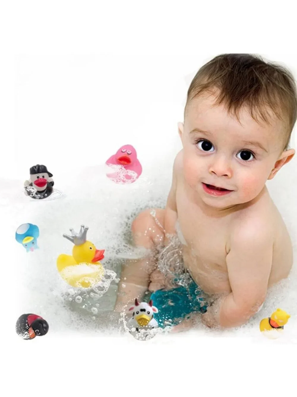 150 Rubber Duck Assortment - Fun Bath Toys for Kids & Jeep Ducking Decor